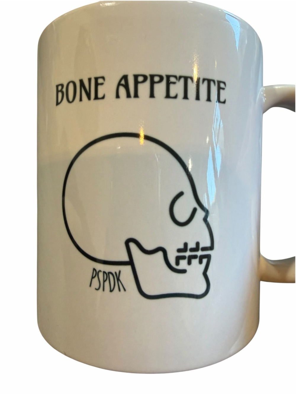 Phi Sigma Pi Delta Kappa Bone Appetite Skull Mug PSPDK Halloween Gothic